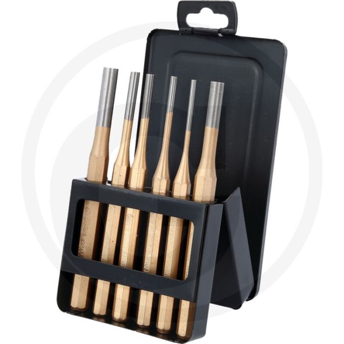 Ks tools pendrijverset 6-delig - chroom vanadium - in metalen klapcassette Ks tools pendrijverset 6-delig - chroom vanadium - in metalen klapcassette