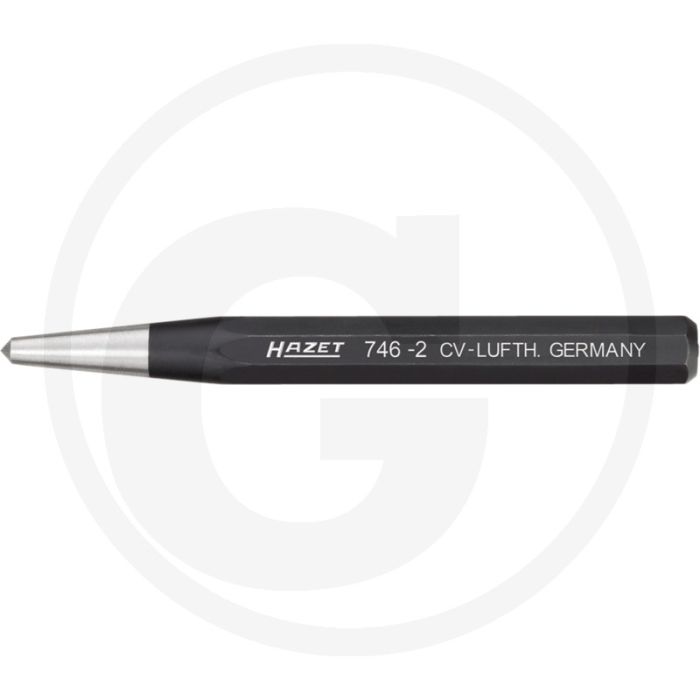 Hazet centerpons - Ø 10 mm, chroom-vanadium, din 7250, achthoekig