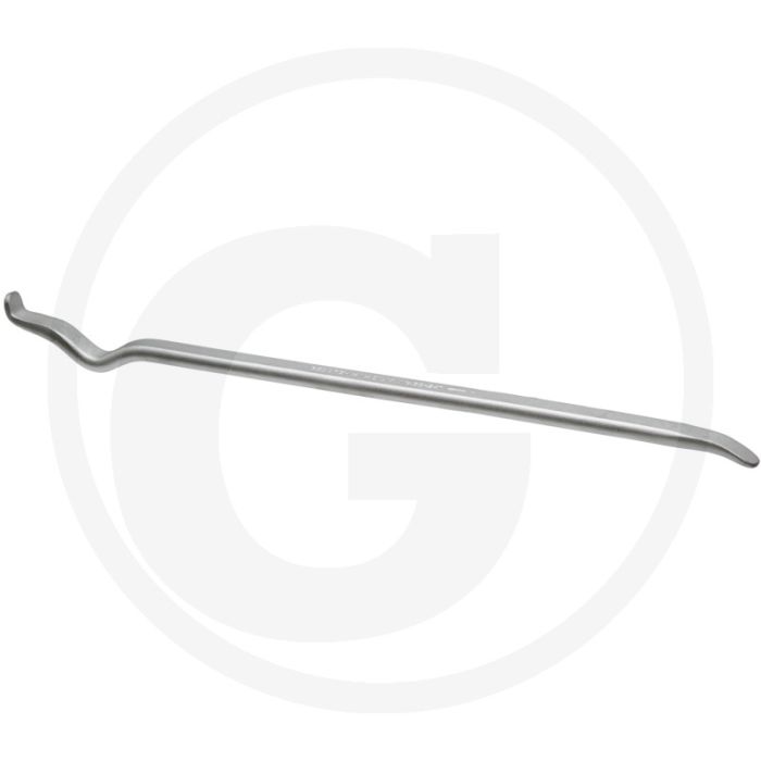 Démonte-pneus Gedore, 610 mm 24", courbé pour camions - acier au vanadium 31crv3, chromé