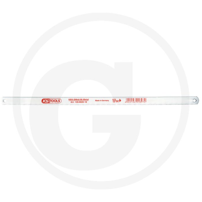 Ks tools hoogwaardig zaagblad 384 tanden, hss-bi-co 8, enkelzijdig getand - 18x1x300 mm