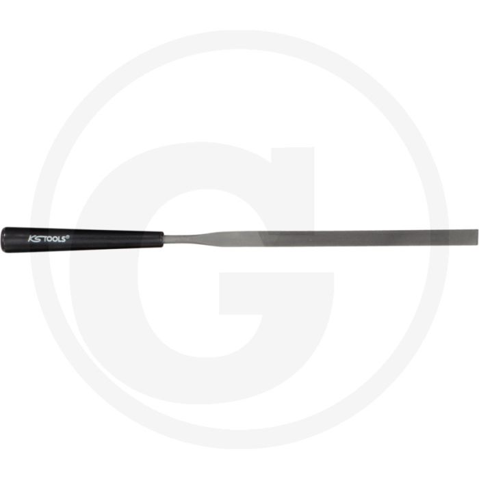 Ks tools platte naaldvijl, 5 x 1 mm - voor feinmechanik - kunststoffheft Ks tools platte naaldvijl, 5 x 1 mm - voor feinmechanik - kunststoffheft