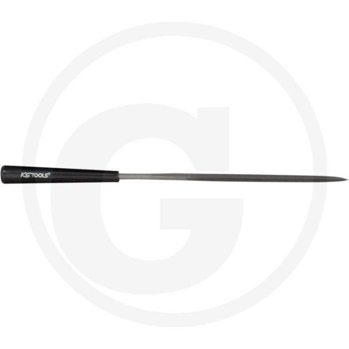 Ks tools driehoekige naaldvijl extra slank, 2 mm - speciaal staal