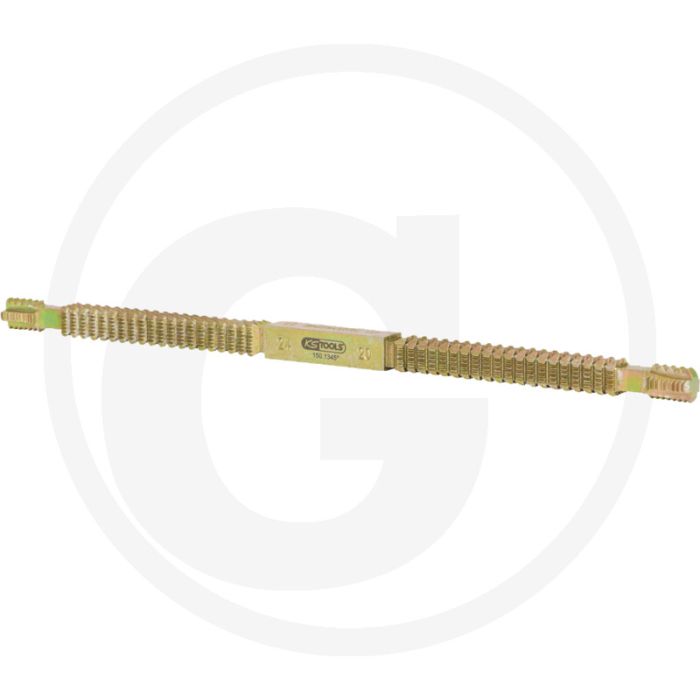 Ks tools draadvijl, inch, 230 mm - voor het repareren van defect buiten- of binnendraad
