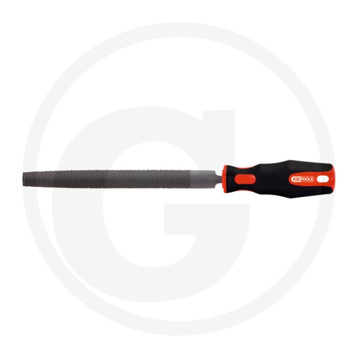 Ks tools halfronde vijl vorm e - lengte 325mm, breedte 20mm, bladlengte 200mm Ks tools halfronde vijl vorm e - lengte 325mm, breedte 20mm, bladlengte 200mm