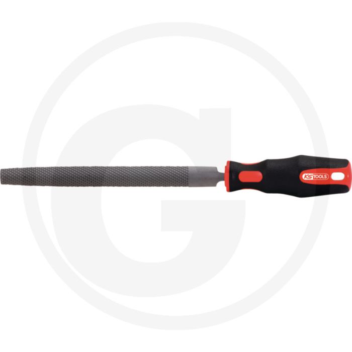Ks tools halfronde vijl, din 7261, vorm e, 300 mm - speciaal staal