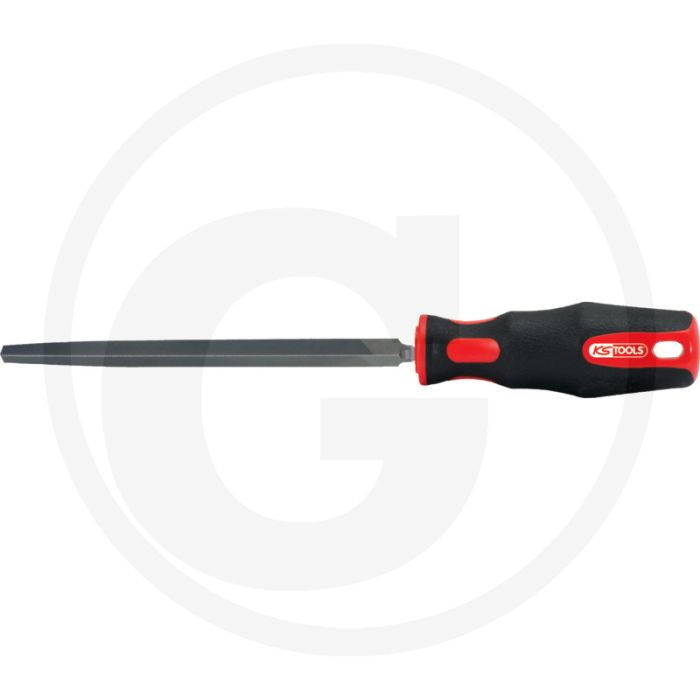 Ks tools driehoekige vijl vorm c - lengte: 375mm, breedte: 15mm, bladlengte: 200mm