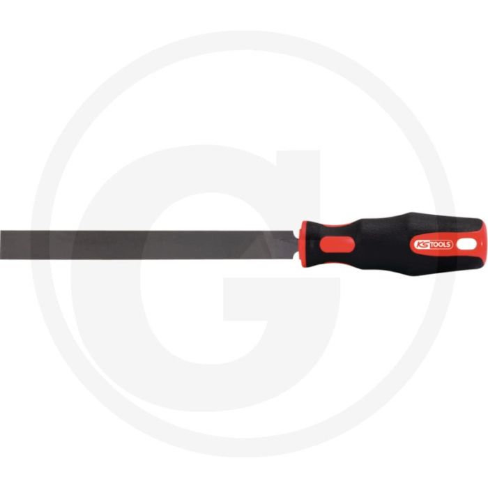 Ks tools : lime plate, DIN 7261, forme B, 250 mm, H - manche à deux composants Ks tools : lime plate, DIN 7261, forme B, 250 mm, H - manche à deux composants