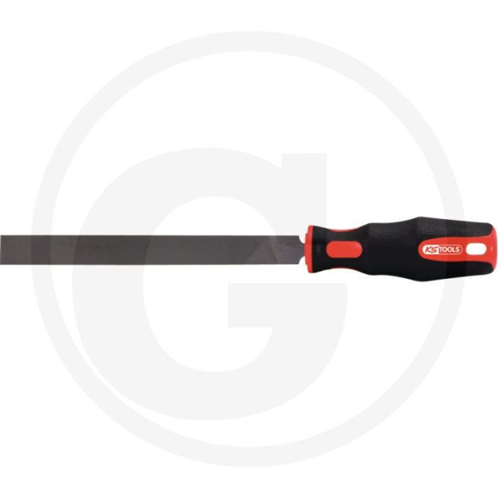 Ks tools : lime plate, DIN 7261, forme B, 150 mm, H, manche à deux composants Ks tools : lime plate, DIN 7261, forme B, 150 mm, H, manche à deux composants