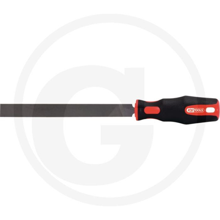 Ks tools : lime plate, DIN 7261, forme B, 300 mm, H - manche à deux composants Ks tools : lime plate, DIN 7261, forme B, 300 mm, H - manche à deux composants