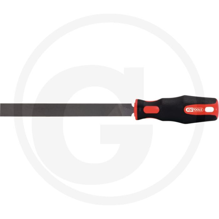 Ks tools : lime plate, DIN 7261, forme B, 150 mm, h - manche à deux composants Ks tools : lime plate, DIN 7261, forme B, 150 mm, h - manche à deux composants