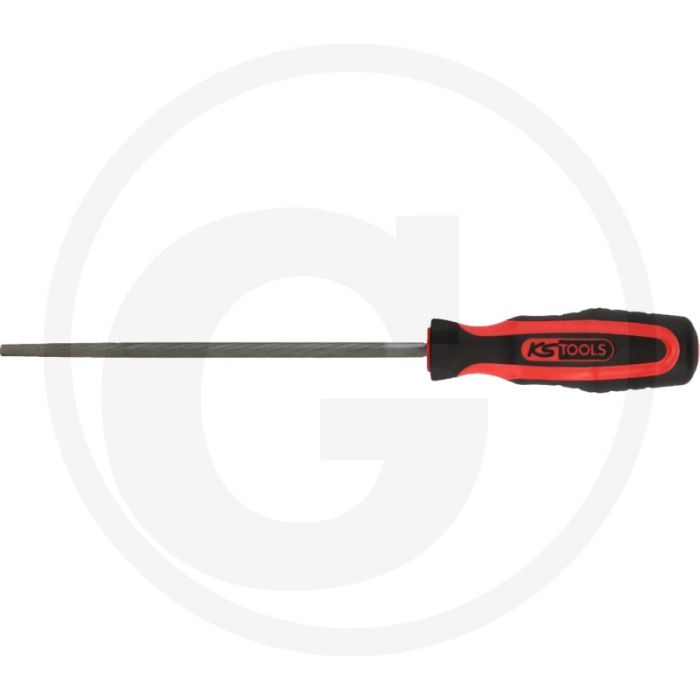 Lime ronde Ks Tools, DIN 7261, forme F, 200 mm, manche HE à deux composants Lime ronde Ks Tools, DIN 7261, forme F, 200 mm, manche HE à deux composants