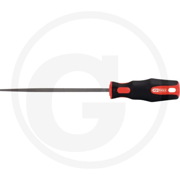 Lime ronde Ks Tools, DIN 7261, forme D, 200 mm, manche HE à deux composants Lime ronde Ks Tools, DIN 7261, forme D, 200 mm, manche HE à deux composants