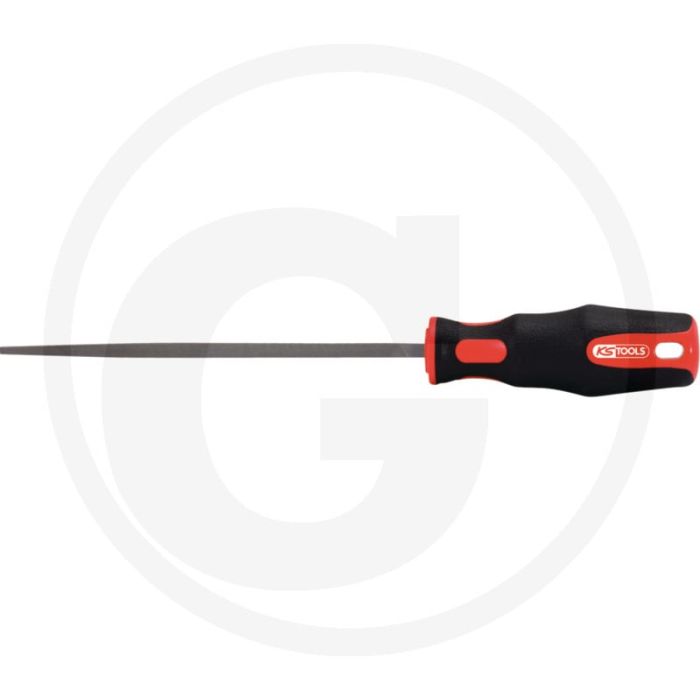 Ks tools vierkante vijl, din 7261, vorm d, 150 mm, 2-komponentengriff