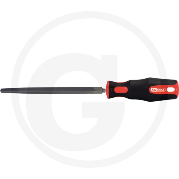Ks tools driehoekige vijl, din 7261, vorm c, 200 mm bladlengte
