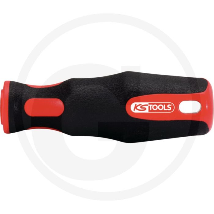 Outils Ks à emmanchement pour lime, emmanchement rond, 106 mm - manche à deux composants