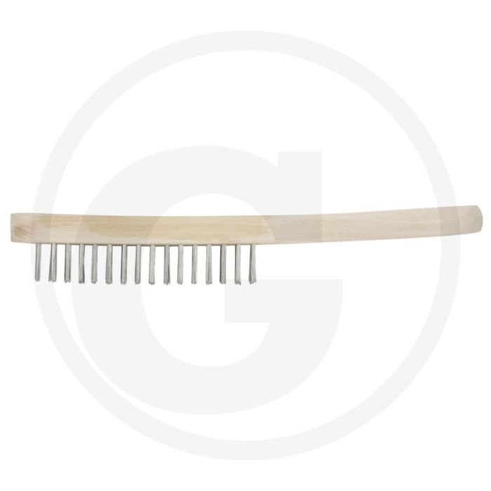 Ks tools staaldraadborstel 4-rijig, 290 mm - universeel inzetbaar Ks tools staaldraadborstel 4-rijig, 290 mm - universeel inzetbaar