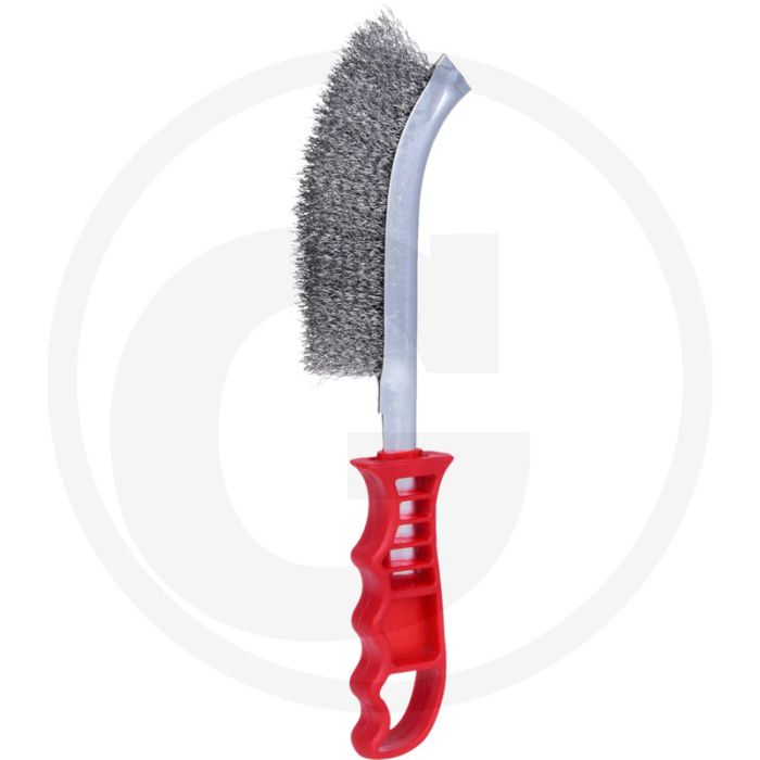 Ks tools staaldraadborstel 250mm lengte met kunststoffgriff Ks tools staaldraadborstel 250mm lengte met kunststoffgriff