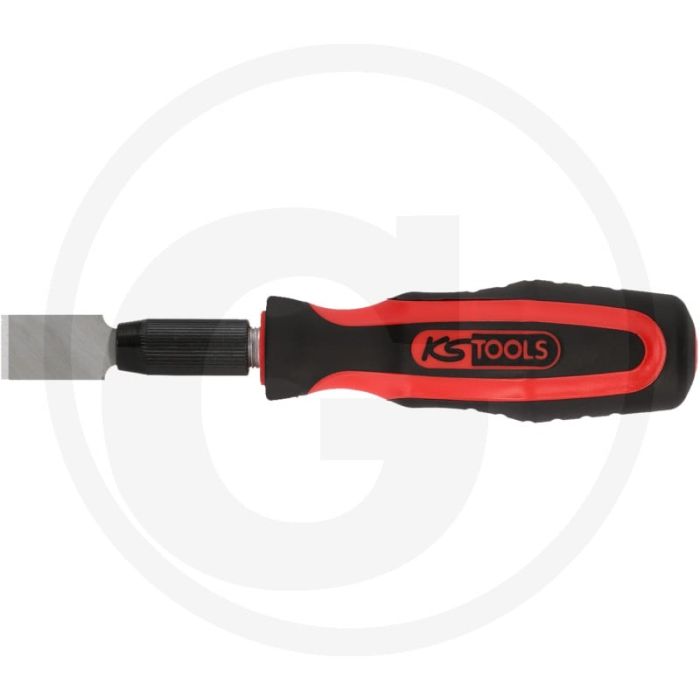 Ks tools vlakschraperset met 10 rechte schraapmessen 16 mm Ks tools vlakschraperset met 10 rechte schraapmessen 16 mm