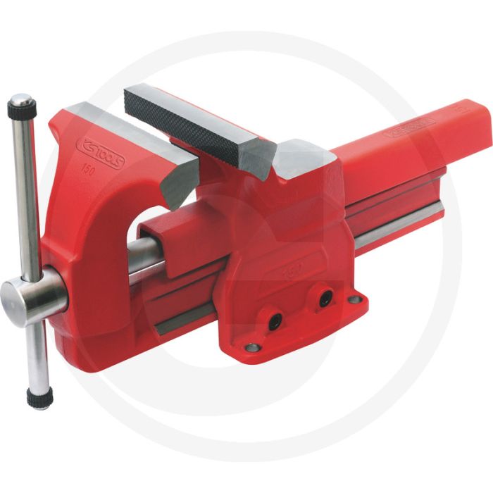 Ks tools bankschroef zonder draaitafel, 150 mm - bekbreedte 147 mm, klembereik 180 mm