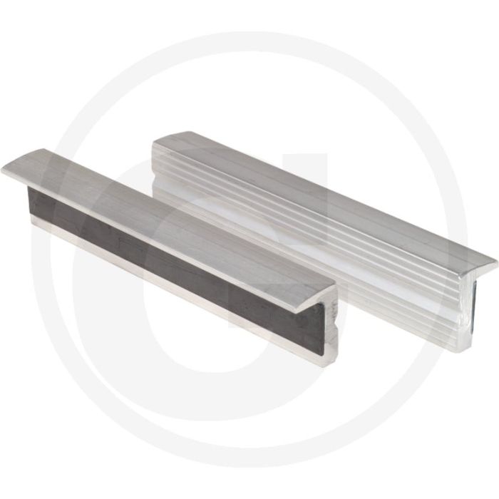 Ks tools aluminium beschermbekken met rubber laag - bekbreedte 160mm