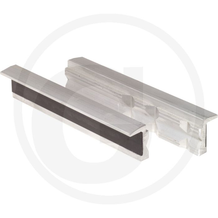 Ks tools aluminium beschermbekken met rubber laag - bekbreedte 175mm