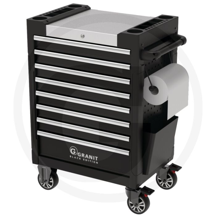Black edition black edition gereedschapswagen dynamic 2.0 - stabiele plaatstaalconstructie