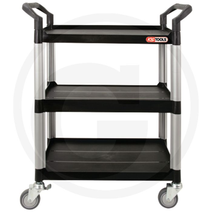 Ks tools werkplaats servicewagen - kunststof ontwerp - 200kg draagvermogen Ks tools werkplaats servicewagen - kunststof ontwerp - 200kg draagvermogen