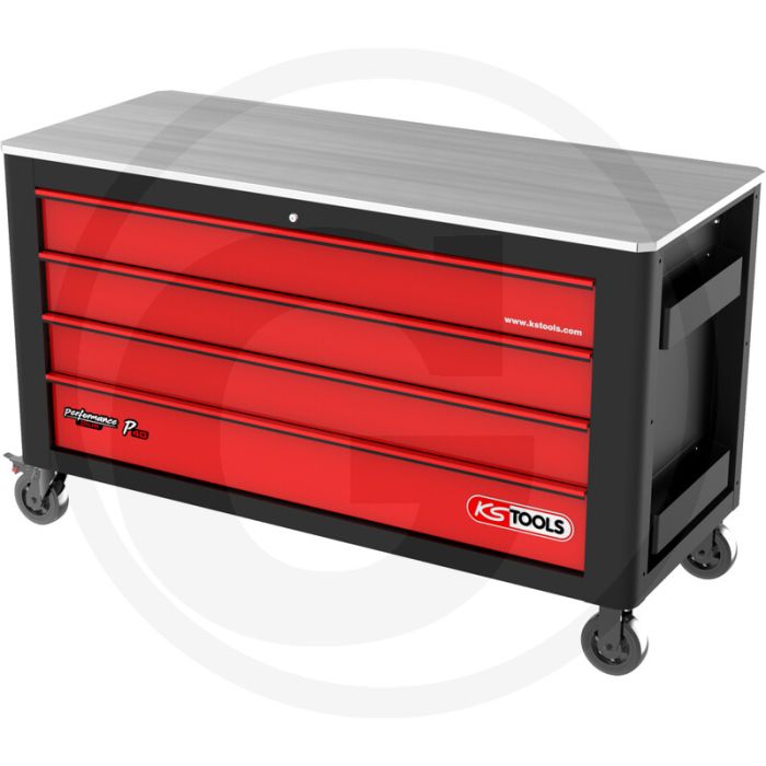 Ks tools werkstattwagen p40 mit 4 schubladen - stahlblechkonstruktion - 1000kg draagvermogen Ks tools werkstattwagen p40 mit 4 schubladen - stahlblechkonstruktion - 1000kg draagvermogen