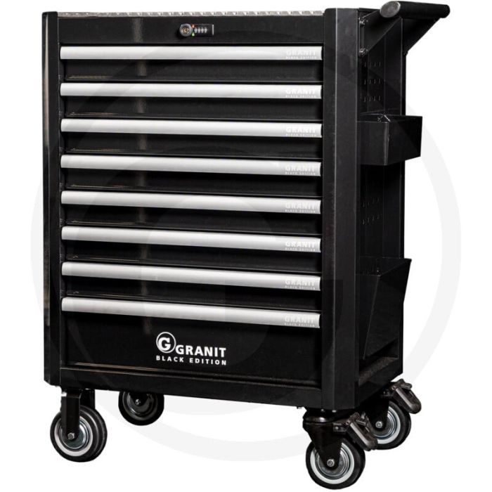 Black edition black edition gereedschapswagen dynamicpro technic gevuld, 242-delig - stabiele plaatstaalconstructie met 8 schuiflades Black edition black edition gereedschapswagen dynamicpro technic gevuld, 242-delig - stabiele plaatstaalconstructie met 8 schuiflades