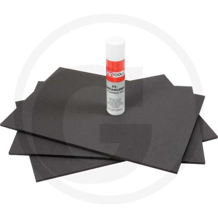 Ks tools zelfmontageset van pu-schuim in 1/1 module - bestand tegen olie en chemicaliën Ks tools zelfmontageset van pu-schuim in 1/1 module - bestand tegen olie en chemicaliën