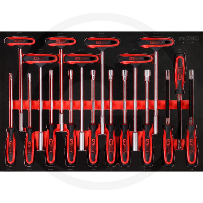 Ks tools einlage stecknuss-schraubendreher 18-teilig - Öl- und chemikalienbeständig Ks tools einlage stecknuss-schraubendreher 18-teilig - Öl- und chemikalienbeständig