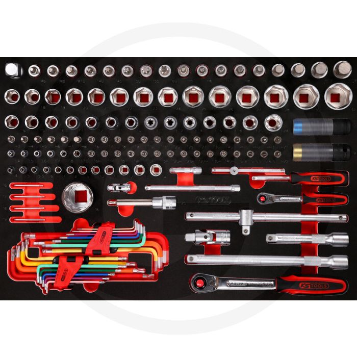 Ks tools ks tools einlage steckschlüssel 137-teilig - Öl- und chemikalienbeständig Ks tools ks tools einlage steckschlüssel 137-teilig - Öl- und chemikalienbeständig