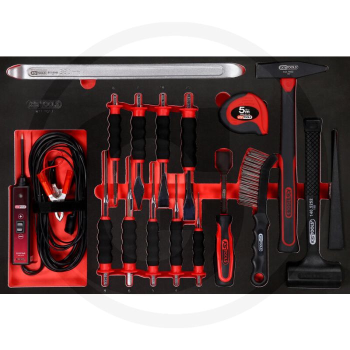 Ks tools werkzeugsatz hammer und meißel 17-teilig - Öl- und chemikalienbeständig Ks tools werkzeugsatz hammer und meißel 17-teilig - Öl- und chemikalienbeständig