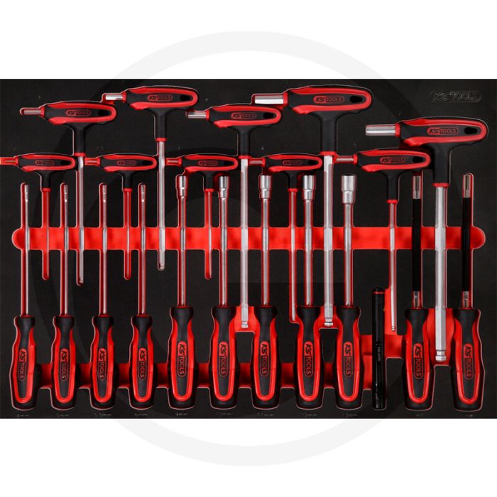 Ks tools einlage t-griffe schraubendreher 22-teilig - Öl- und chemikalienbeständig Ks tools einlage t-griffe schraubendreher 22-teilig - Öl- und chemikalienbeständig