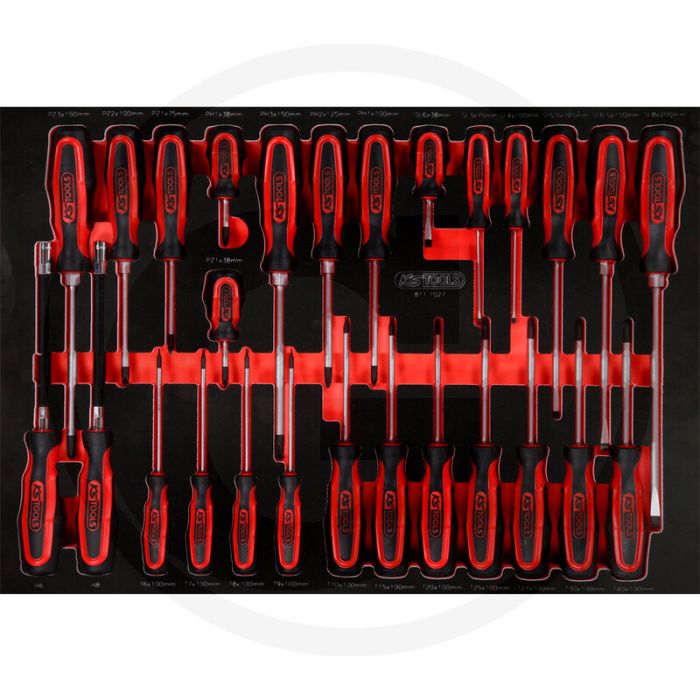 Ks tools ks tools werkzeugsatz schraubendreher 27-teilig - Öl- und chemikalienbeständig Ks tools ks tools werkzeugsatz schraubendreher 27-teilig - Öl- und chemikalienbeständig
