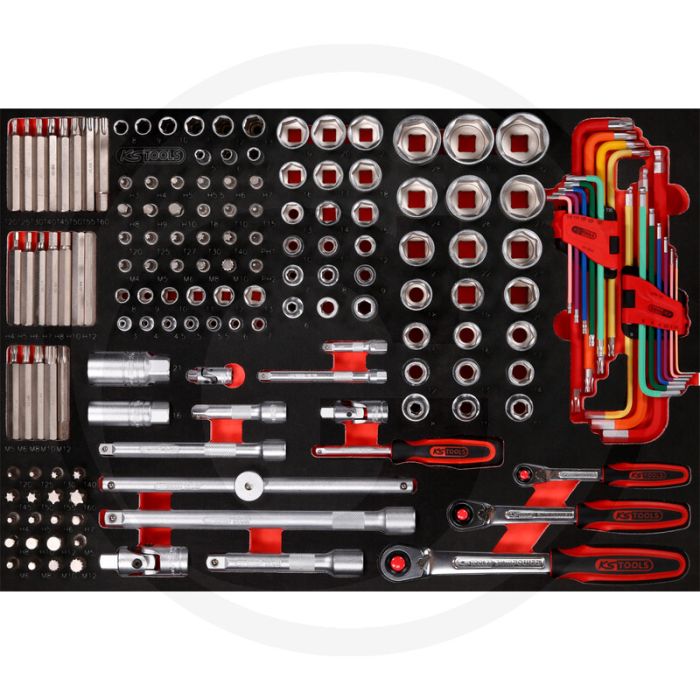 Ks tools einlage steckschlüssel 159-teilig - Öl- und chemikalienbeständig Ks tools einlage steckschlüssel 159-teilig - Öl- und chemikalienbeständig