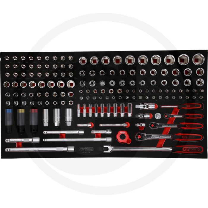 Ks tools einlage steckschlüssel 156-teilig - Öl- en chemikalienbestendig Ks tools einlage steckschlüssel 156-teilig - Öl- en chemikalienbestendig