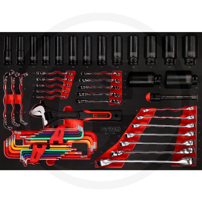 Ks tools einlage schraubenschlüssel 55-teilig - Öl- und chemikalienbeständig Ks tools einlage schraubenschlüssel 55-teilig - Öl- und chemikalienbeständig