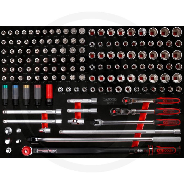 Ks tools einlage steckschlüssel 149-teilig - Öl- und chemikalienbeständig Ks tools einlage steckschlüssel 149-teilig - Öl- und chemikalienbeständig