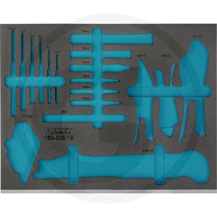 Hazet weichschaumeinlage - voor hazet safety insert system (sis)