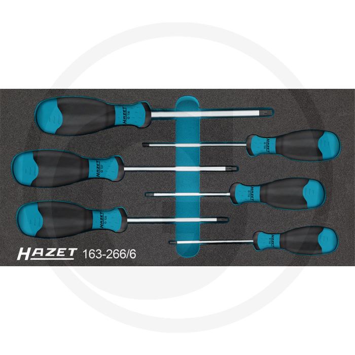 Hazet schroevendraaierset tx 6-delig - binnen tx-profiel, t10-t30