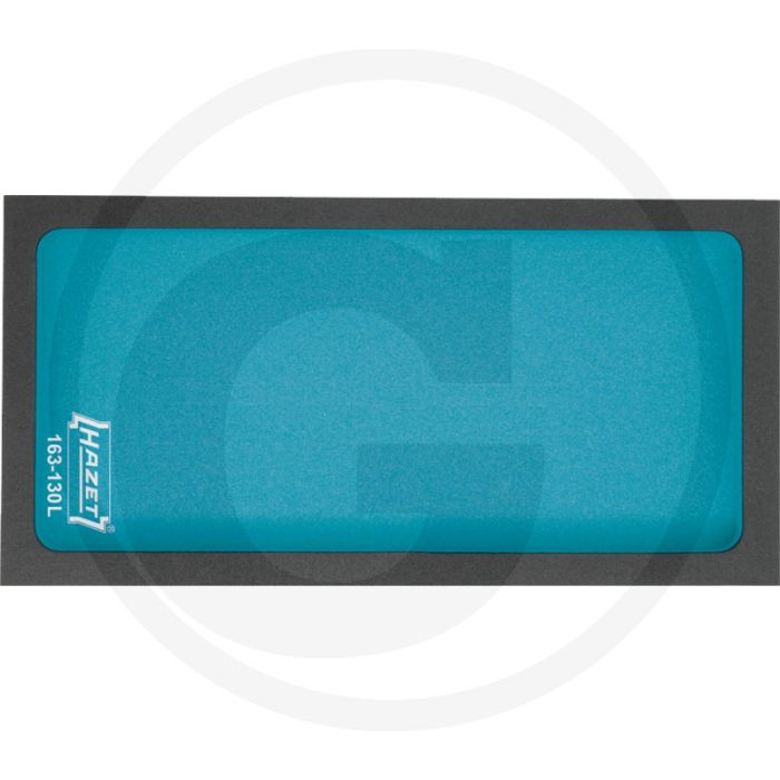 Hazet 2-componenten zachtschuiminzet leeg - 1/3 inzetstuk - 342 x 172 mm