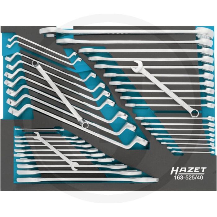 Hazet werkzeug-sortiment 40-teilig - passend für hazet assistant - ordnungssystem größe: 3/3+
