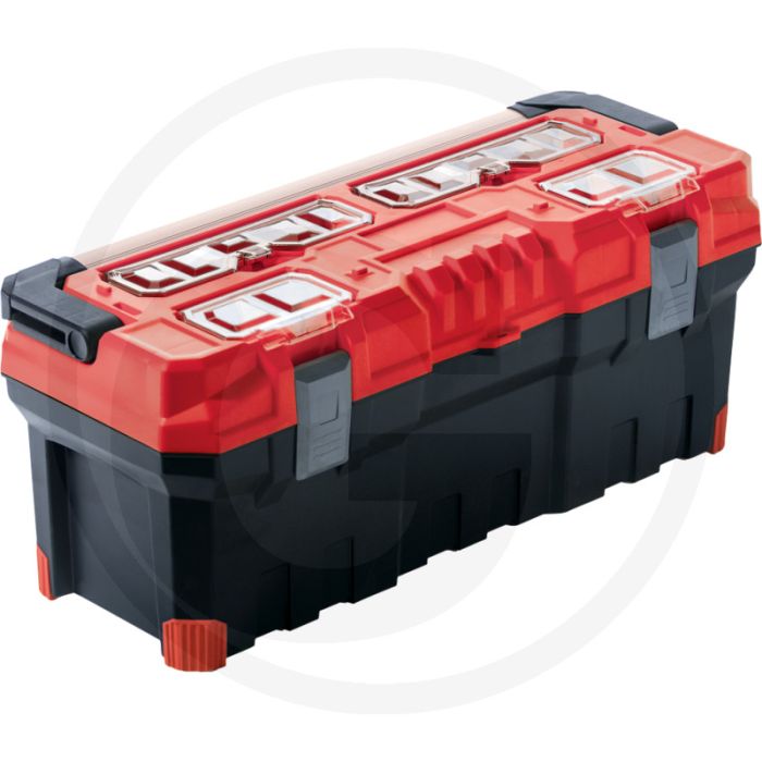 Gereedschapskoffer titan - kunststof met aluminium lipjes - 752 x 300 x 304 mm