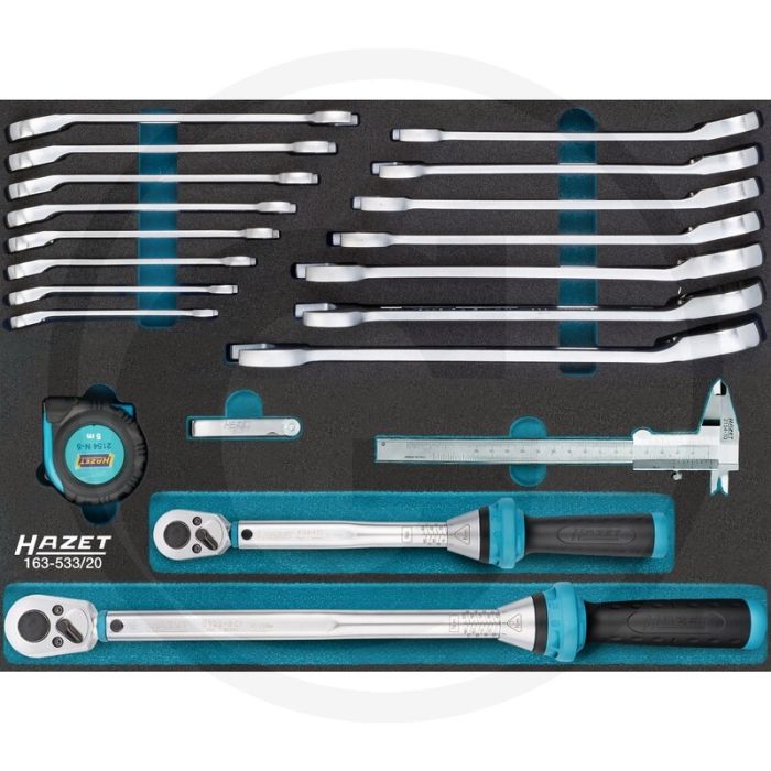 Hazet werkzeug-satz 20-teilig met hazet safety-insert-system (sis)