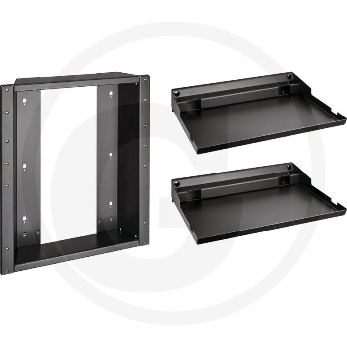 Hazet halterungssatz für zwei l-boxxen - zur befestigung an werkstattwagen - optional erweiterbar für drei l-boxxen - 515 x 441 x 496 mm