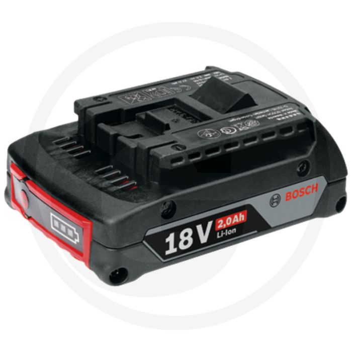 Bosch reserve accu 18v, 2,0 ah - capaciteit: 2 ah