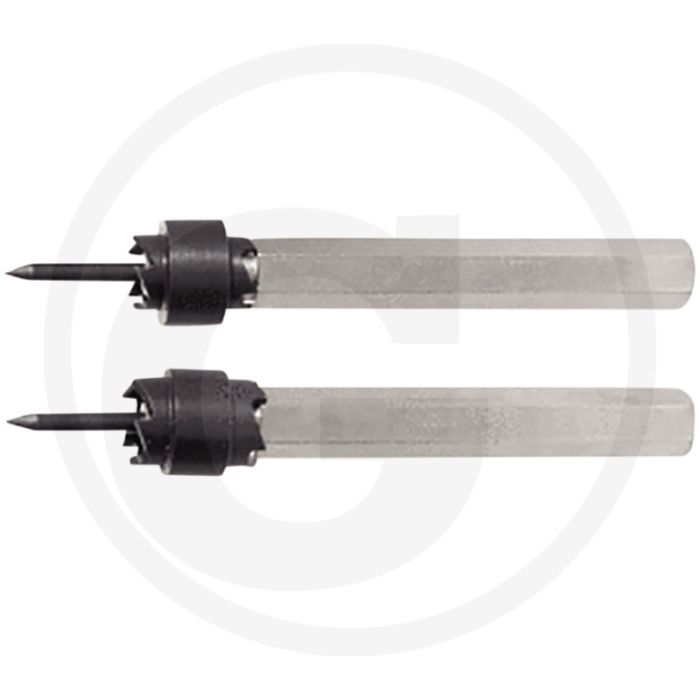 Ks tools hss puntlas-freesset, 2-delig, 8-10 mm - 2-teilig, Ø 8 + 10 mm