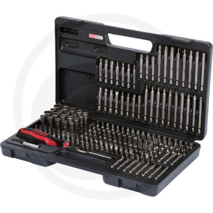 Ks tools 1/4" dopsleutelbitset, 208-delig - speciaal gereedschapsstaal, vernikkeld, kunststof koffer Ks tools 1/4" dopsleutelbitset, 208-delig - speciaal gereedschapsstaal, vernikkeld, kunststof koffer