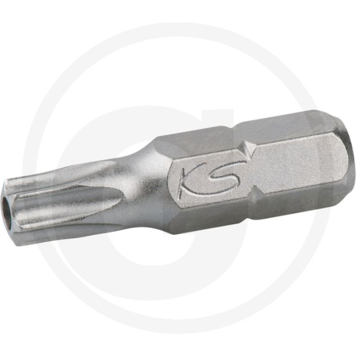 Ks tools Embout classique 1/4" pour vis tx avec profil b - tb30, longueur 25mm